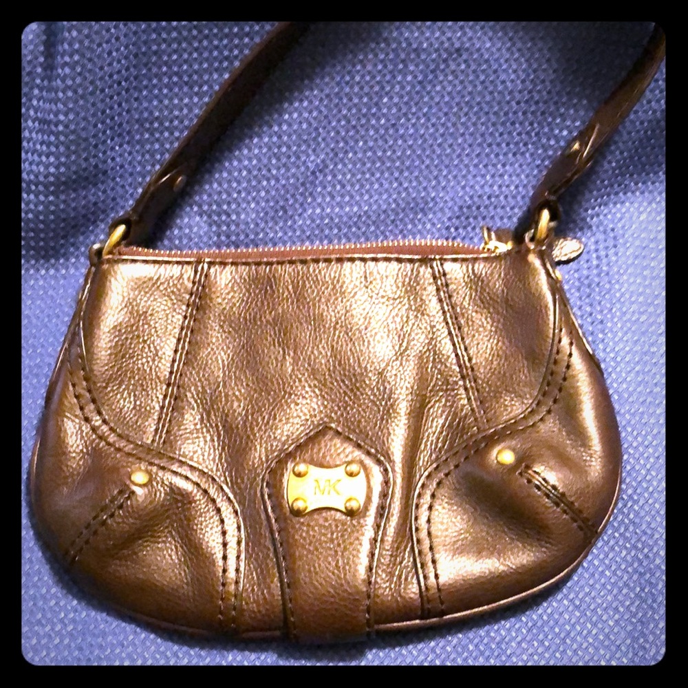 Michael Kors small leather bag.